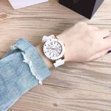 Buy Shop Guess Overdrive Analog White Dial White Rubber Strap Watch for Women - W10614L2 USA Online