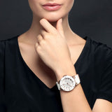Buy Shop Guess Overdrive Analog White Dial White Rubber Strap Watch for Women - W10614L2 USA Online