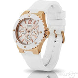 Buy Shop Guess Overdrive Analog White Dial White Rubber Strap Watch for Women - W10614L2 USA Online