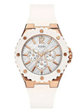 Buy Shop Guess Overdrive Analog White Dial White Rubber Strap Watch for Women - W10614L2 USA Online