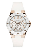 Buy Shop Guess Overdrive Analog White Dial White Rubber Strap Watch for Women - W10614L2 USA Online