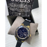 Buy Shop Guess Overdrive Black Dial Black Rubber Strap Watch for Women - W0149L4 USA Online