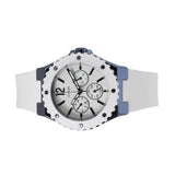 Buy Shop Guess Overdrive Chronograph White Dial White Rubber Strap Watch for Women - W0149L6 USA Online