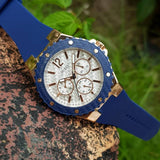 Buy Shop Guess Overdrive White Dial Blue Rubber Strap Watch for Women - W0149L5 USA Online