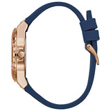 Buy Shop Guess Overdrive White Dial Blue Rubber Strap Watch for Women - W0149L5 USA Online