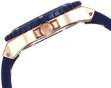 Buy Shop Guess Overdrive White Dial Blue Rubber Strap Watch for Women - W0149L5 USA Online