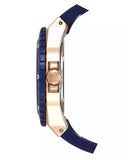 Buy Shop Guess Overdrive White Dial Blue Rubber Strap Watch for Women - W0149L5 USA Online