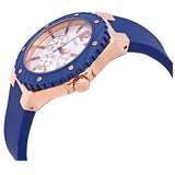 Buy Shop Guess Overdrive White Dial Blue Rubber Strap Watch for Women - W0149L5 USA Online