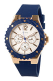 Buy Shop Guess Overdrive White Dial Blue Rubber Strap Watch for Women - W0149L5 USA Online