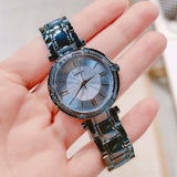 Buy Shop Guess Park Ave Analog Quartz Blue Dial Blue Steel Strap Watch For Women - W0767L4 USA Online