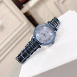 Buy Shop Guess Park Ave Analog Quartz Blue Dial Blue Steel Strap Watch For Women - W0767L4 USA Online