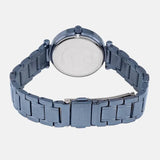 Buy Shop Guess Park Ave Analog Quartz Blue Dial Blue Steel Strap Watch For Women - W0767L4 USA Online