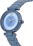 Buy Shop Guess Park Ave Analog Quartz Blue Dial Blue Steel Strap Watch For Women - W0767L4 USA Online