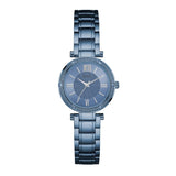 Buy Shop Guess Park Ave Analog Quartz Blue Dial Blue Steel Strap Watch For Women - W0767L4 USA Online