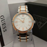 Buy Shop Guess Park Ave Silver Dial Two Tone Steel Strap Watch for Women - W0636L1 USA Online