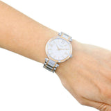 Buy Shop Guess Park Ave Silver Dial Two Tone Steel Strap Watch for Women - W0636L1 USA Online