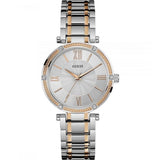 Buy Shop Guess Park Ave Silver Dial Two Tone Steel Strap Watch for Women - W0636L1 USA Online
