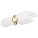 Buy Shop Guess Park Ave South Analog White Dial Gold Steel Strap Watch For Women - W0767L2 USA Online