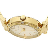Buy Shop Guess Park Ave South Analog White Dial Gold Steel Strap Watch For Women - W0767L2 USA Online