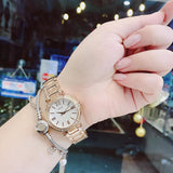 Buy Shop Guess Park Ave White Dial Rose Gold Steel Strap Watch for Women - W0767L3 USA Online