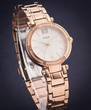 Buy Shop Guess Park Ave White Dial Rose Gold Steel Strap Watch for Women - W0767L3 USA Online