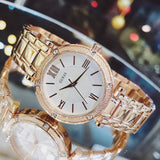 Buy Shop Guess Park Ave White Dial Rose Gold Steel Strap Watch for Women - W0767L3 USA Online