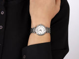 Buy Shop Guess Park Ave White Dial Silver Steel Strap Watch for Women - W0767L1 USA Online