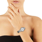 Buy Shop Guess Park Ave White Dial Silver Steel Strap Watch for Women - W0767L1 USA Online