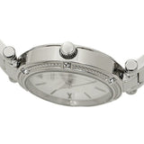 Buy Shop Guess Park Ave White Dial Silver Steel Strap Watch for Women - W0767L1 USA Online