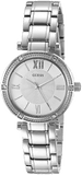 Buy Shop Guess Park Ave White Dial Silver Steel Strap Watch for Women - W0767L1 USA Online