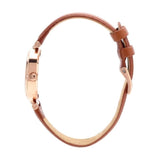 Buy Shop Guess Park Avenue Blue Dial Brown Leather Strap Watch for Women - W0838L2 USA Online