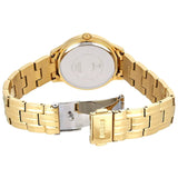 Buy Shop Guess Park Avenue Blue Dial Gold Steel Strap Watch For Women - W0695L2 USA Online