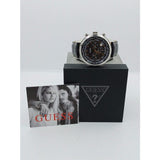 Buy Shop Guess Persuit Multifunction Black Dial Black Leather Strap Watch for Men - W0500G2 USA Online