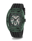 Buy Shop Guess Phoenix Analog Black Dial Black Silicone Strap Watch For Men- GW0499G7 USA Online