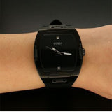 Buy Shop Guess Phoenix Black Dial Black Rubber Strap Watch for Men - GW0386G1 USA Online