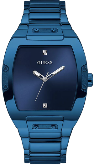 Buy Shop Guess Phoenix Blue Dial Blue Steel Strap Watch for Men - GW0387G4 USA Online