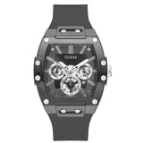 Buy Shop Guess Phoenix Multifunction Black Dial Black Rubber Strap Watch for Men - GW0203G3 USA Online