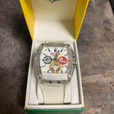 Buy Shop Guess Phoenix J Balvin White Dial Transparent Silicone Strap Watch For Men - V1051M1 USA Online