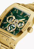 Buy Shop Guess Phoenix Multi Function Green Dial Gold Steel Strap Watch for Men - GW0456G3 USA Online