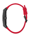 Buy Shop Guess Phoenix Multifunction Black Dial Black & Red Rubber Strap Watch for Men - GW0202G7 USA Online