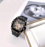 Buy Shop Guess Phoenix Multifunction Black Dial Black Silicone Strap Watch For Men - GW0203G8 USA Online