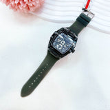 Buy Shop Guess Phoenix Multifunction Black Dial Grey Silicone Strap Watch For Men - GW0203G9 USA Online