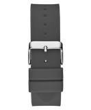Buy Shop Guess Phoenix Multifunction Black Dial Grey Silicone Strap Watch For Men - GW0203G9 USA Online