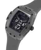 Buy Shop Guess Phoenix Multifunction Black Dial Grey Silicone Strap Watch For Men - GW0203G9 USA Online