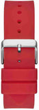 Buy Shop Guess Phoenix Multifunction Black Dial Red Rubber Strap Watch for Men - GW0203G4 USA Online