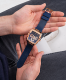 Buy Shop Guess Phoenix Multifunction Blue Dial Blue Rubber Strap Watch for Men - GW0202G4 USA Online