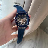 Buy Shop Guess Phoenix Multifunction Blue Dial Blue Rubber Strap Watch for Men - GW0203G7 USA Online
