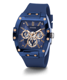 Buy Shop Guess Phoenix Multifunction Blue Dial Blue Rubber Strap Watch for Men - GW0203G7 USA Online
