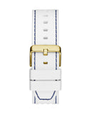Buy Shop Guess Phoenix Multifunction Blue Dial White Rubber Strap Watch for Men - GW0499G6 USA Online