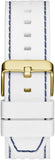 Buy Shop Guess Phoenix Multifunction Blue Dial White Rubber Strap Watch for Men - GW0499G6 USA Online